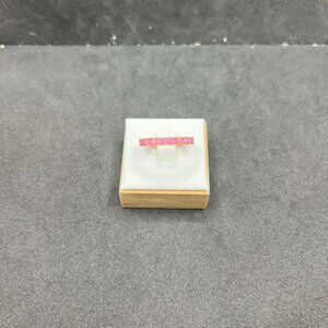 Pink Czs Rose Gold Ring - Size 7